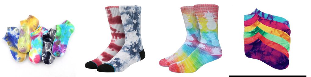 cotton tie dye socks